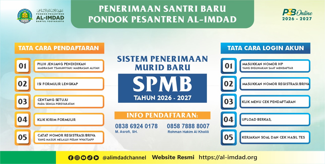 PPDB AL-IMDAD PANDAK BANTUL